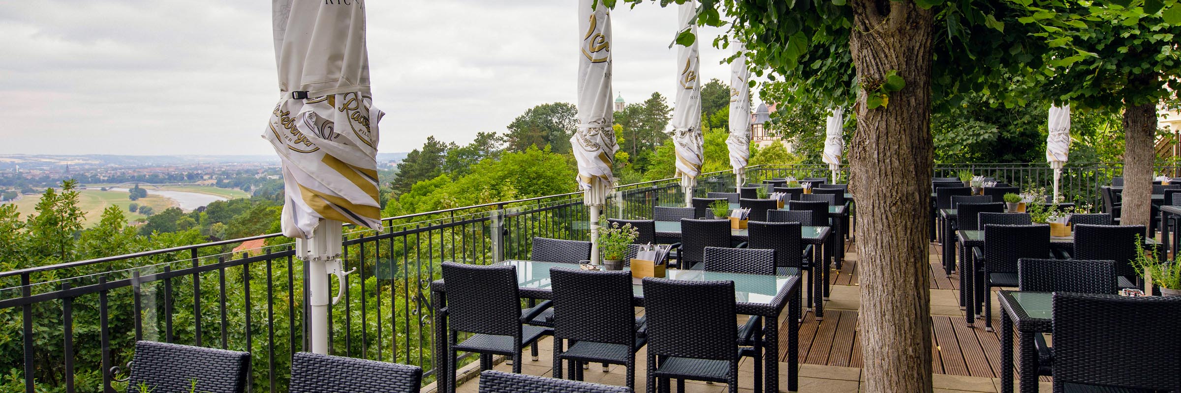Unsere Luisenhof-Terrasse
